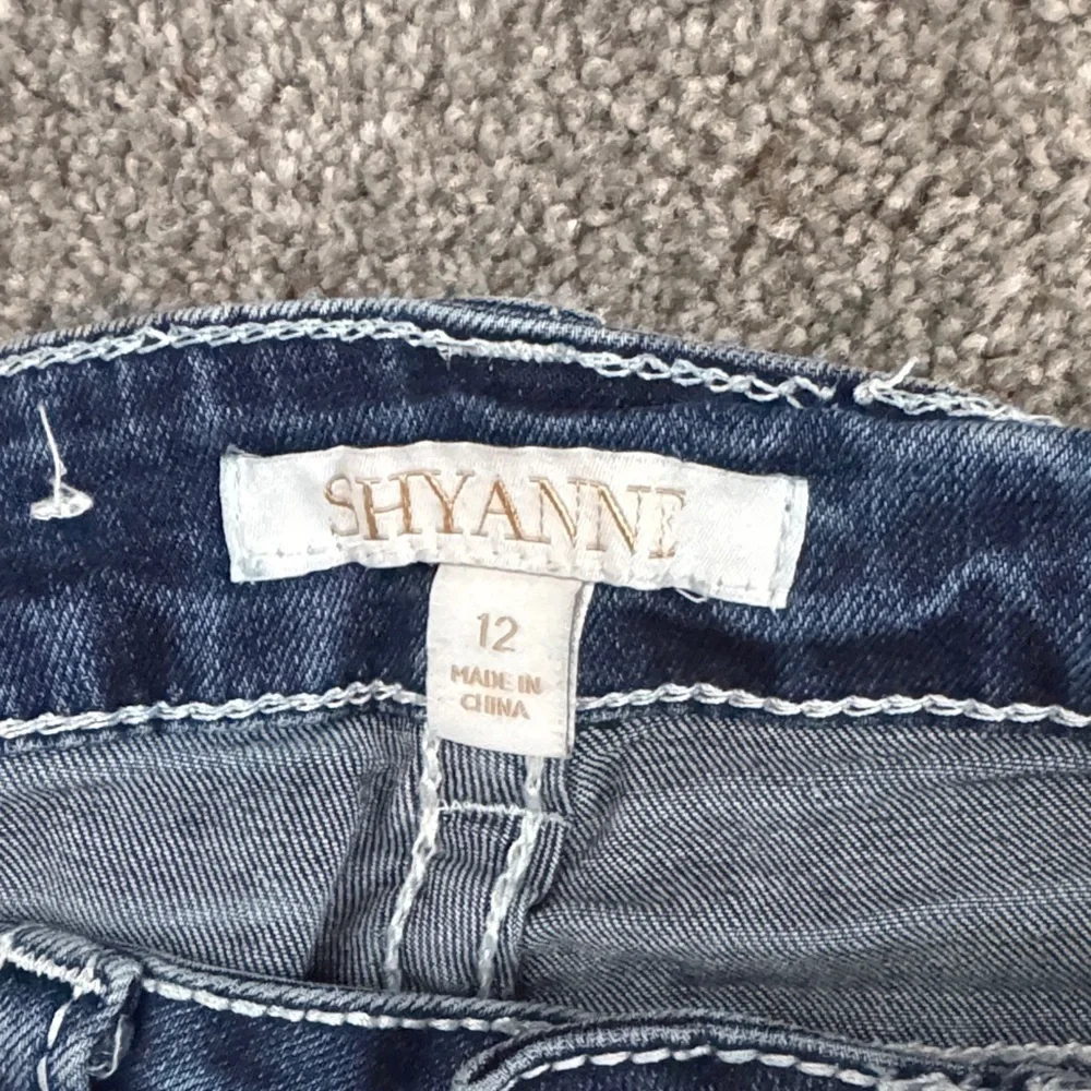Shyanne Kids Blue Denim Jeans with Embroidered Pocket